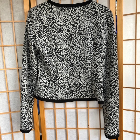 2 for 20$!Vero Moda black and white zipped bomber jacket M - Picture 2 of 7